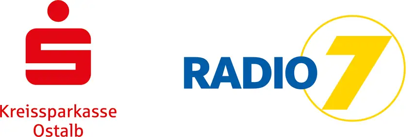 Sponsorenlogos Kreissparkasse Ostalb & Radio 7